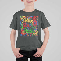 Autism Acceptance T Shirt For Kid I Believe In A Spectrum Of Possibilities Retro Boho