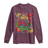 Autism Acceptance Long Sleeve Shirt I Believe In A Spectrum Of Possibilities Retro Boho
