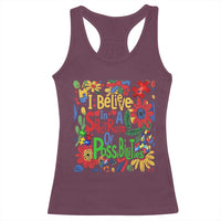 Autism Acceptance Racerback Tank Top I Believe In A Spectrum Of Possibilities Retro Boho