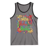 Autism Acceptance Tank Top I Believe In A Spectrum Of Possibilities Retro Boho