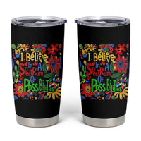 Autism Acceptance Tumbler Cup I Believe In A Spectrum Of Possibilities Retro Boho