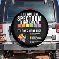 Autism Acceptance Spare Tire Cover The Autism Spectrum Is Not Linear
