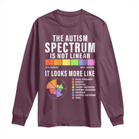 Autism Acceptance Long Sleeve Shirt The Autism Spectrum Is Not Linear