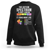Autism Acceptance Sweatshirt The Autism Spectrum Is Not Linear