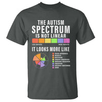 Autism Acceptance T Shirt The Autism Spectrum Is Not Linear