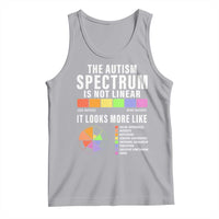 Autism Acceptance Tank Top The Autism Spectrum Is Not Linear