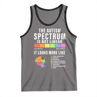 Autism Acceptance Tank Top The Autism Spectrum Is Not Linear