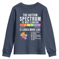 Autism Acceptance Youth Sweatshirt The Autism Spectrum Is Not Linear