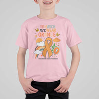 Developmental Disability Awareness T Shirt For Kid In March We Wear Orange