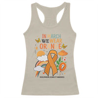 Developmental Disability Awareness Racerback Tank Top In March We Wear Orange