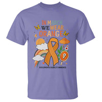 Developmental Disability Awareness T Shirt In March We Wear Orange