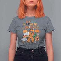Developmental Disability Awareness T Shirt For Women In March We Wear Orange