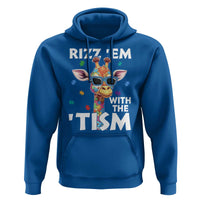 Funny Autism Giraffe Hoodie Rizz Em With The Tism