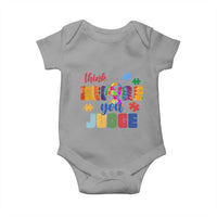 Autism Awareness Baby Onesie Think Before You Judge Autistic Support