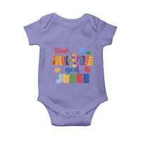 Autism Awareness Baby Onesie Think Before You Judge Autistic Support