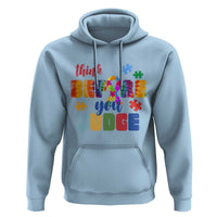 Autism Awareness Hoodie Think Before You Judge Autistic Support