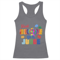 Autism Awareness Racerback Tank Top Think Before You Judge Autistic Support