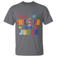 Autism Awareness T Shirt Think Before You Judge Autistic Support