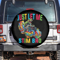 Autistic Dino Rex Driving Monster Truck Spare Tire Cover Autism Is My Superpower