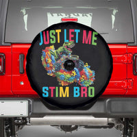 Autistic Dino Rex Driving Monster Truck Spare Tire Cover Autism Is My Superpower