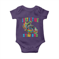 Autistic Dino Rex Driving Monster Truck Baby Onesie Autism Is My Superpower