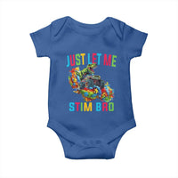 Autistic Dino Rex Driving Monster Truck Baby Onesie Autism Is My Superpower