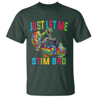 Autistic Dino Rex Driving Monster Truck T Shirt Autism Is My Superpower