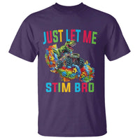 Autistic Dino Rex Driving Monster Truck T Shirt Autism Is My Superpower