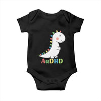 Cute Dinosaur AuDHD Baby Onesie ADHD Awareness