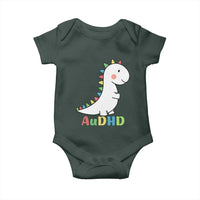 Cute Dinosaur AuDHD Baby Onesie ADHD Awareness