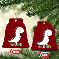 Cute Dinosaur AuDHD Ceramic Ornament ADHD Awareness - Wonder Print Shop