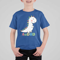 Cute Dinosaur AuDHD T Shirt For Kid ADHD Awareness