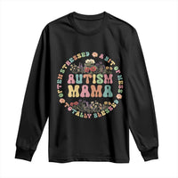 Autism Mama Long Sleeve Shirt Totally Blessed Often Stressed A Bit Of A Mess