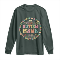Autism Mama Long Sleeve Shirt Totally Blessed Often Stressed A Bit Of A Mess