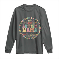 Autism Mama Long Sleeve Shirt Totally Blessed Often Stressed A Bit Of A Mess
