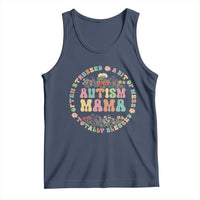 Autism Mama Tank Top Totally Blessed Often Stressed A Bit Of A Mess