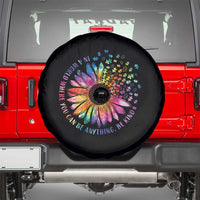 Be Kind Autism Awareness Spare Tire Cover Kindness Sunflower Tie Dye Puzzle