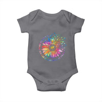 Be Kind Autism Awareness Baby Onesie Kindness Sunflower Tie Dye Puzzle