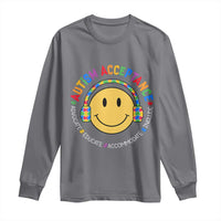 Autism Awareness Acceptance Long Sleeve Shirt Special Education Teacher Kids