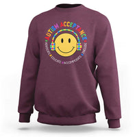 Autism Awareness Acceptance Sweatshirt Special Education Teacher Kids