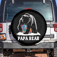 Autism Papa Bear Spare Tire Cover Support Autistic Matching Family Dad