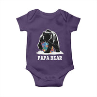 Autism Papa Bear Baby Onesie Support Autistic Matching Family Dad