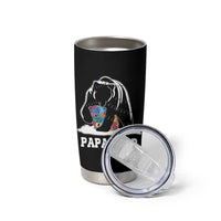 Autism Papa Bear Tumbler Cup Support Autistic Matching Family Dad