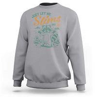 Funny Raccoon Autism Awareness Sweatshirt Just Let Me Stim Bro