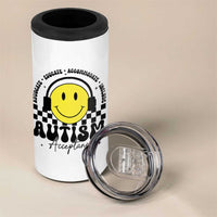 Autism Acceptance 4 in 1 Can Cooler Tumbler Advocate Educate Accomodate Include Special Education