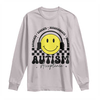 Autism Acceptance Long Sleeve Shirt Advocate Educate Accomodate Include Special Education