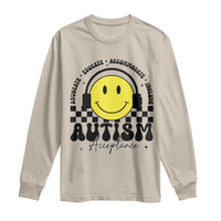 Autism Acceptance Long Sleeve Shirt Advocate Educate Accomodate Include Special Education
