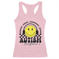 Autism Acceptance Racerback Tank Top Advocate Educate Accomodate Include Special Education