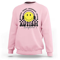 Autism Acceptance Sweatshirt Advocate Educate Accomodate Include Special Education