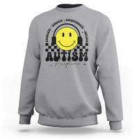 Autism Acceptance Sweatshirt Advocate Educate Accomodate Include Special Education